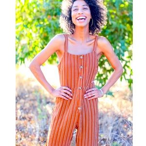 Saturday morning pancakes Sunshine Mixed With A Little Hurricane Jumpsuit NWOT